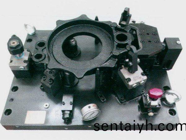 制动器底(di)板液压夹具